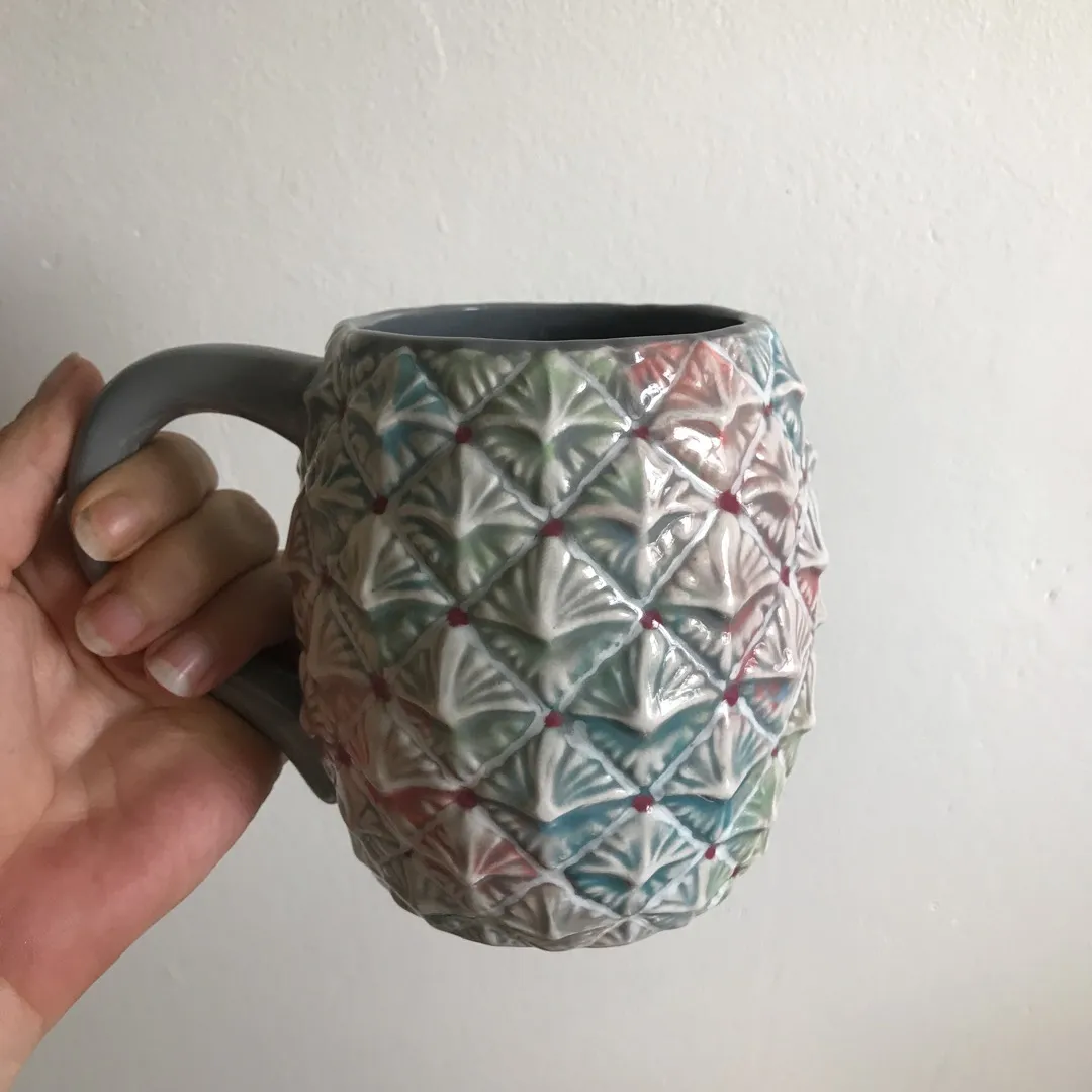 Pineapple Mug - Hand Painted photo 1