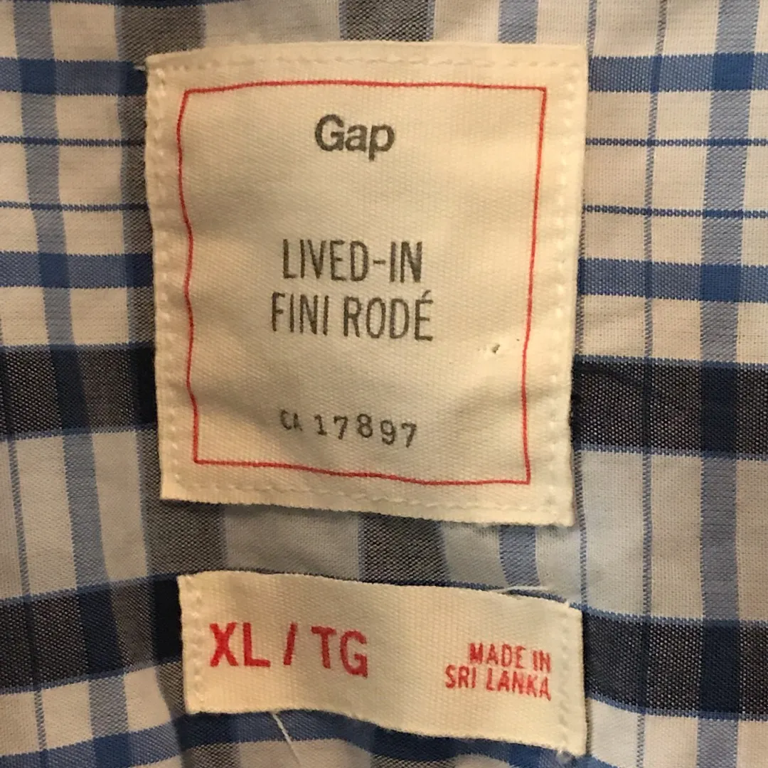 Men’s casual Gap long sleeve shirts photo 5