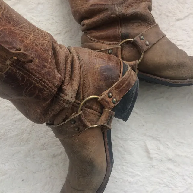Frye Harness Boots - Size 8.5, 9 Women's photo 1