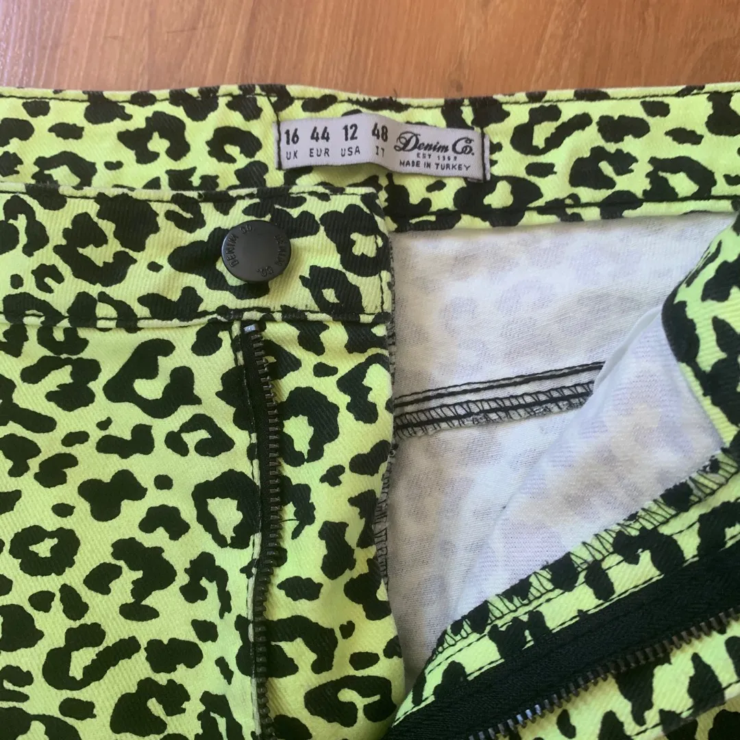 Neon leopard shorts! photo 4