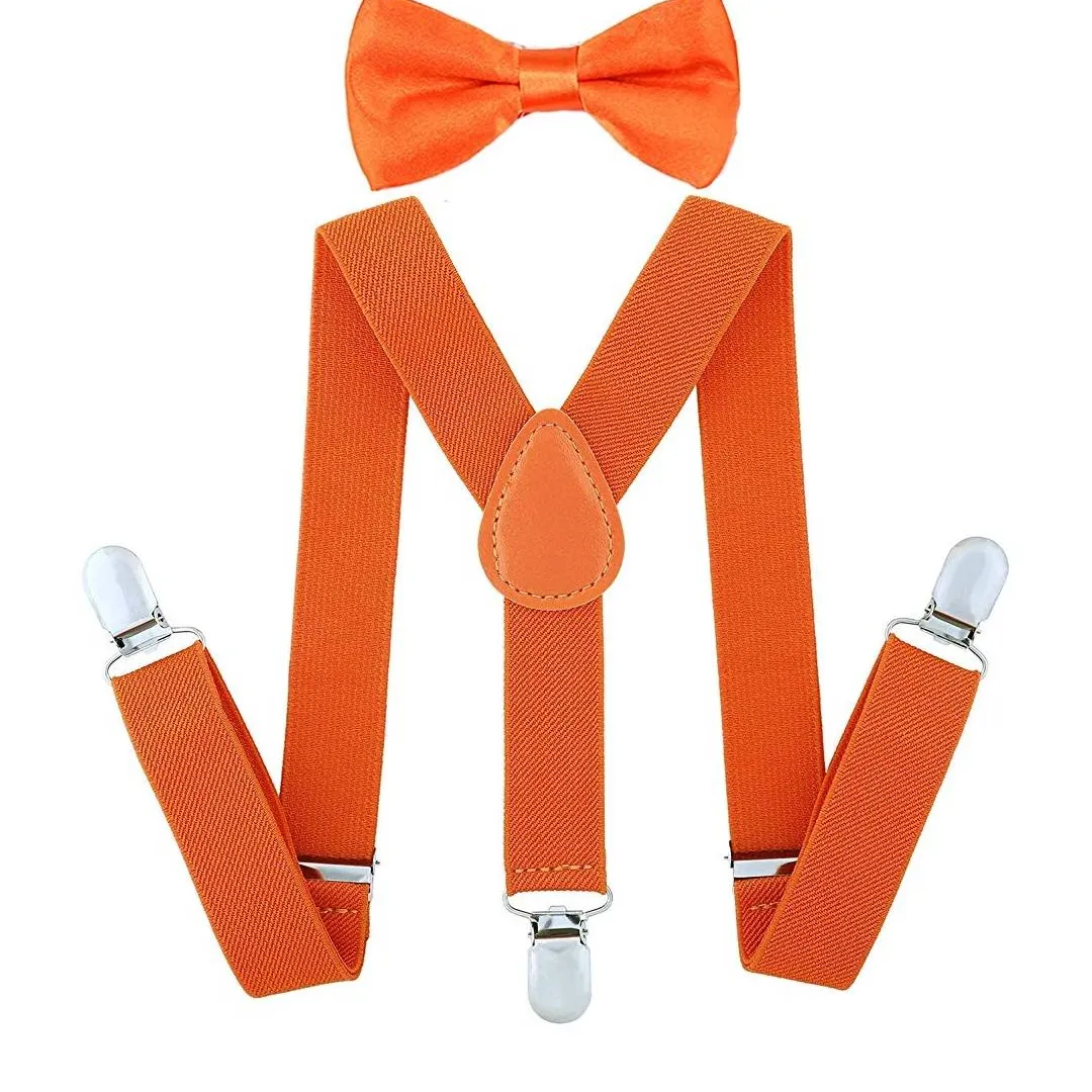 Orange Suspenders + Bow Tie photo 3