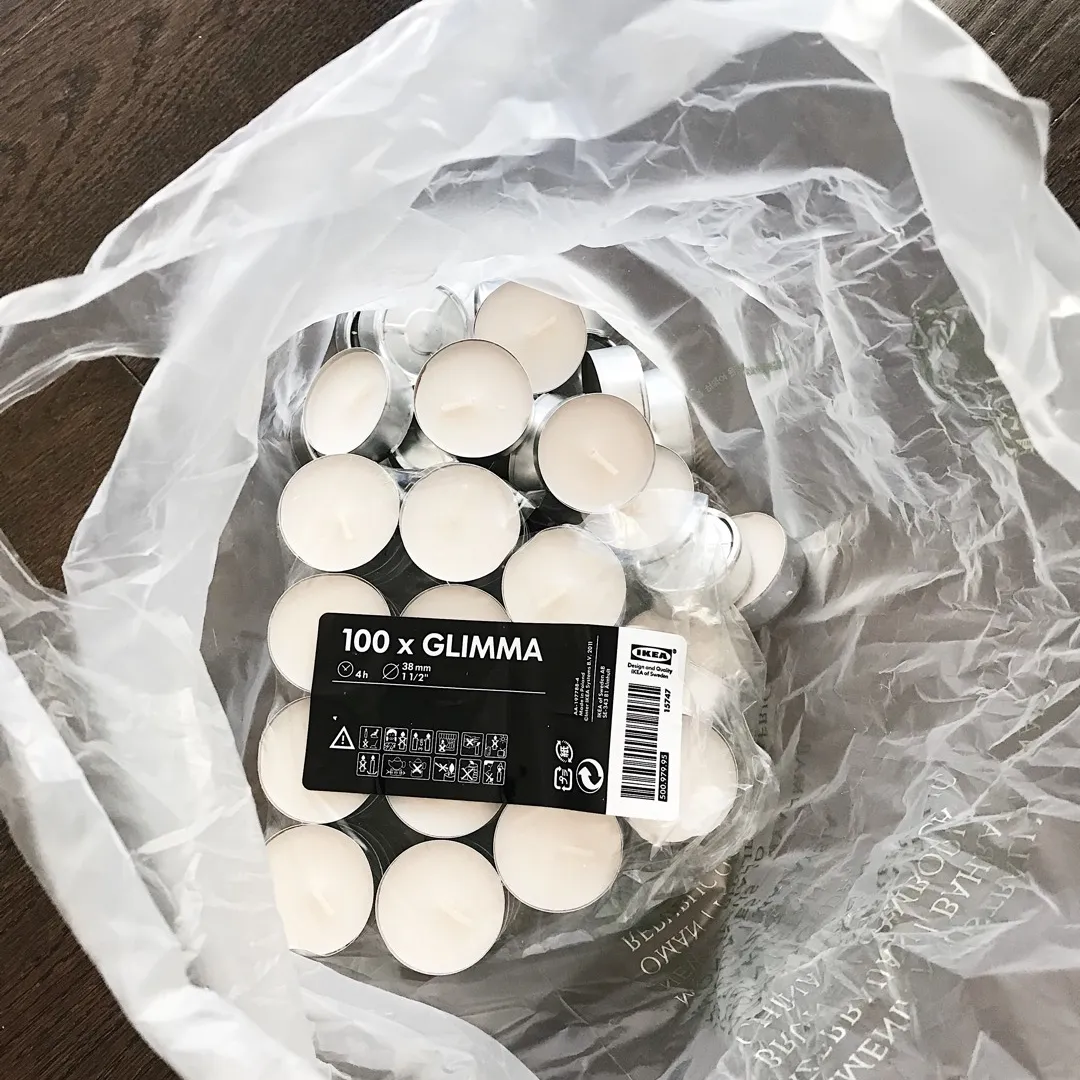 Ikea tealights - GLIMMA photo 1