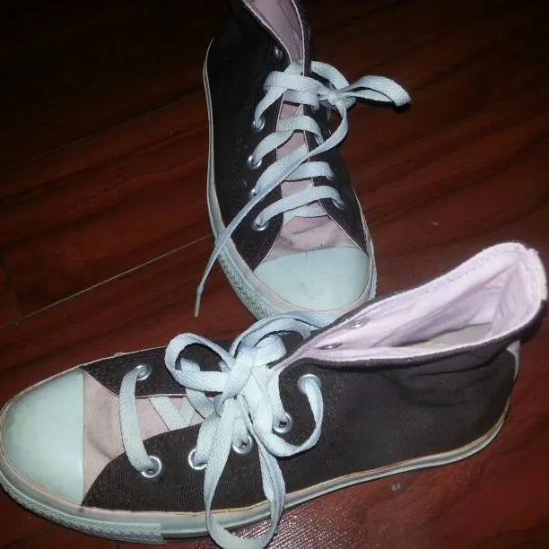Limited Edition Converse All Star "Chucks" Pink and Black (Si... photo 5
