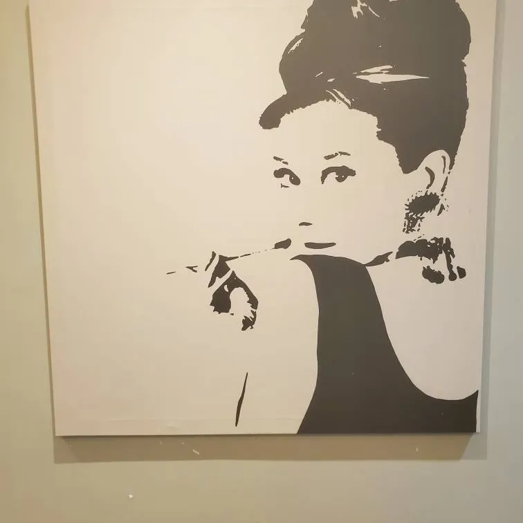 Audrey Hepburn canvas art photo 1