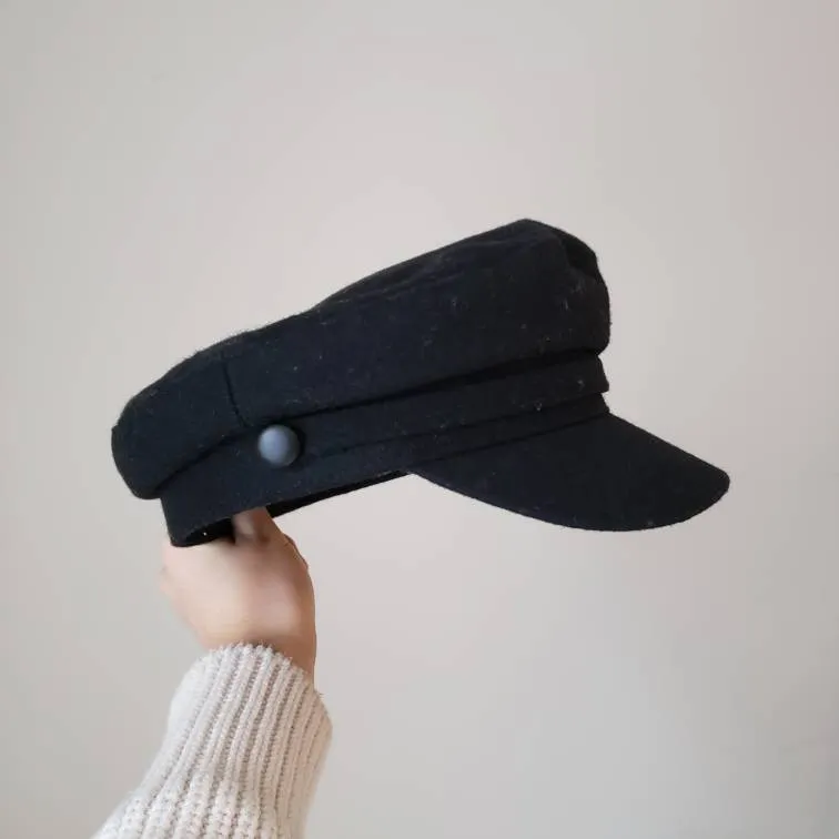 REDUCED Zara Black Felt Hat photo 1