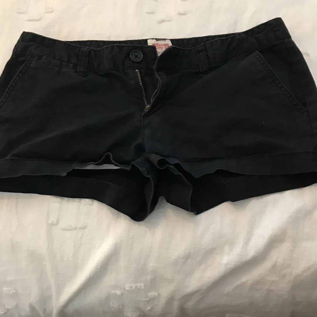 Black Khaki Shorts photo 1