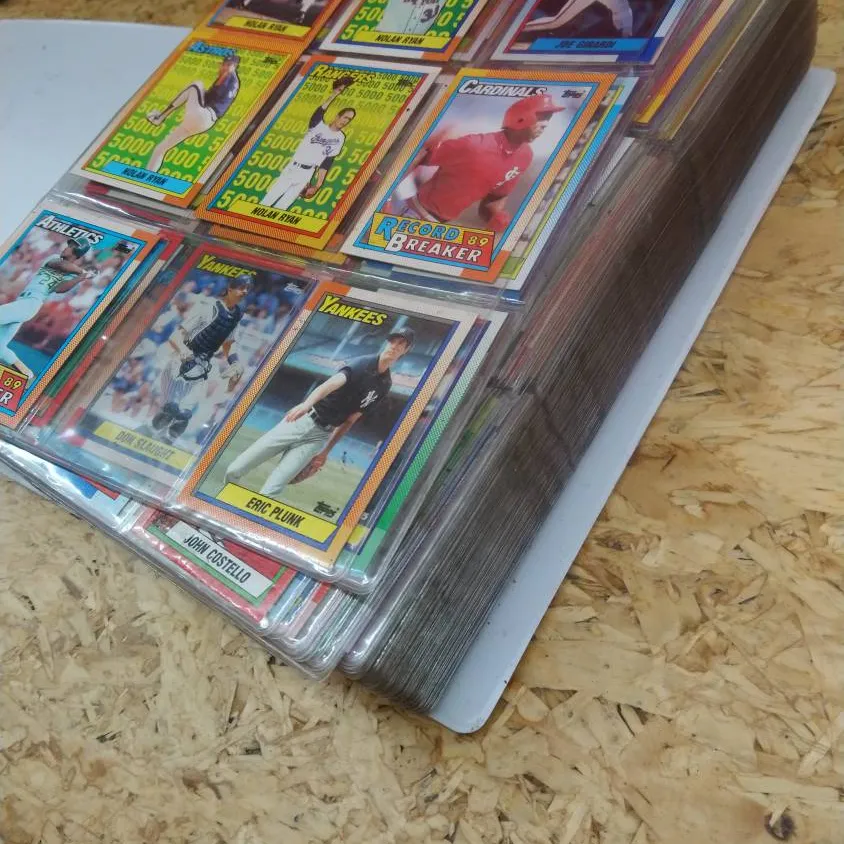 Full Set Of Topps 1990 Baseball Cards photo 1