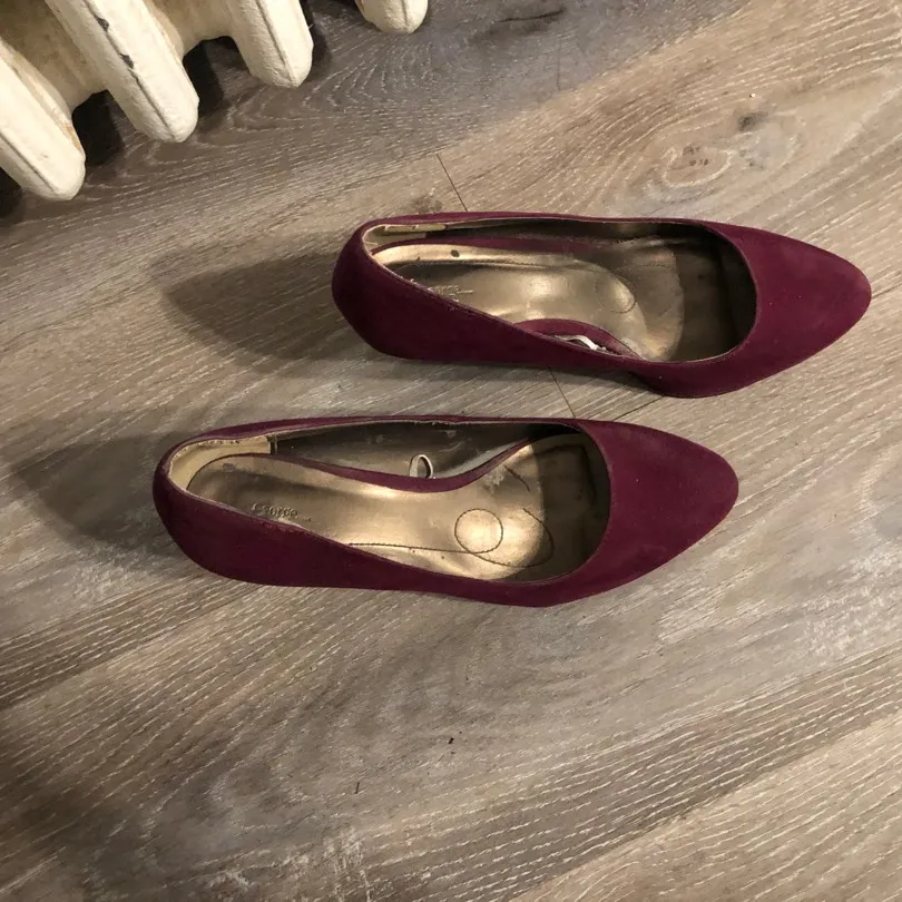 purple 3” heels photo 1