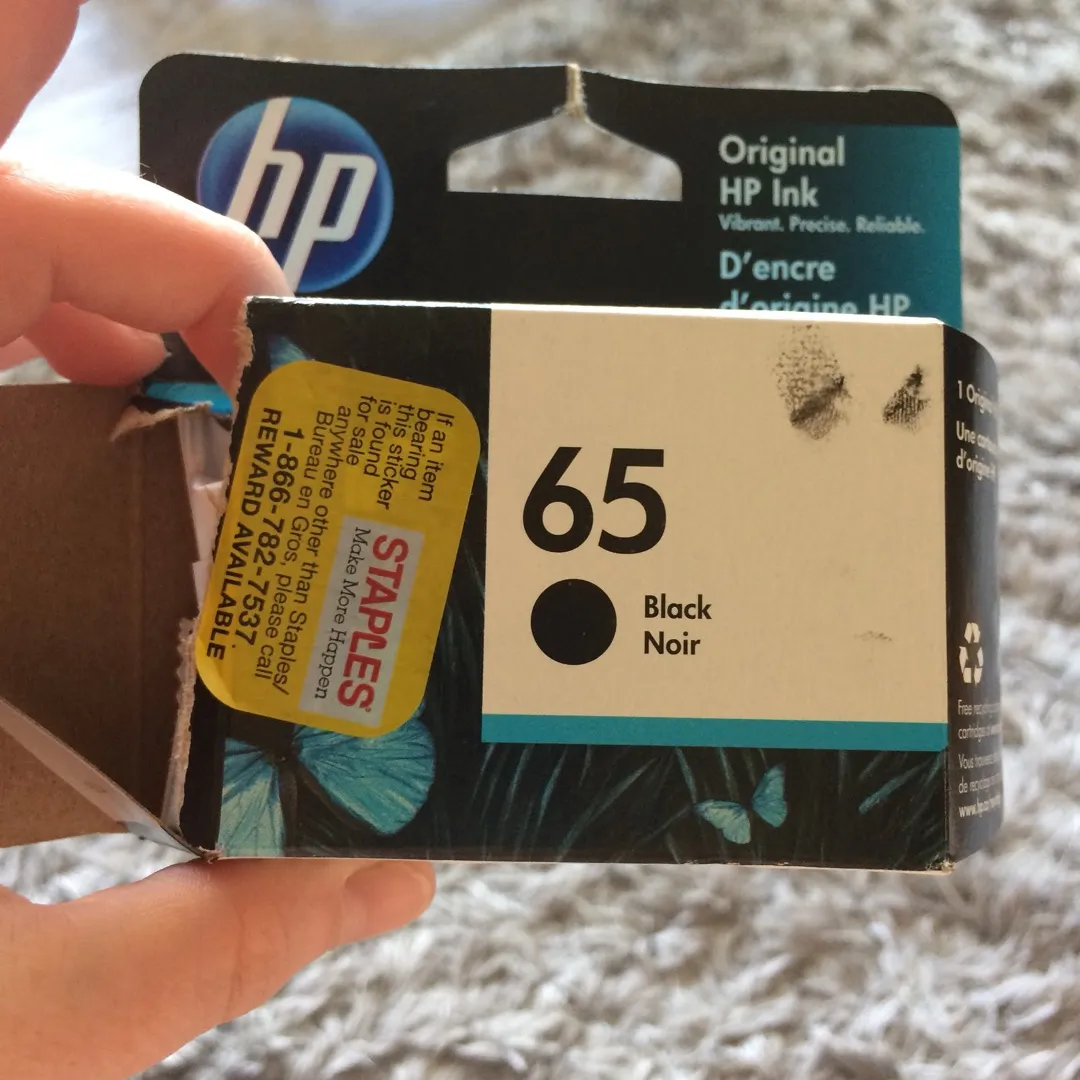 HP65 Black Ink Cartridge photo 1
