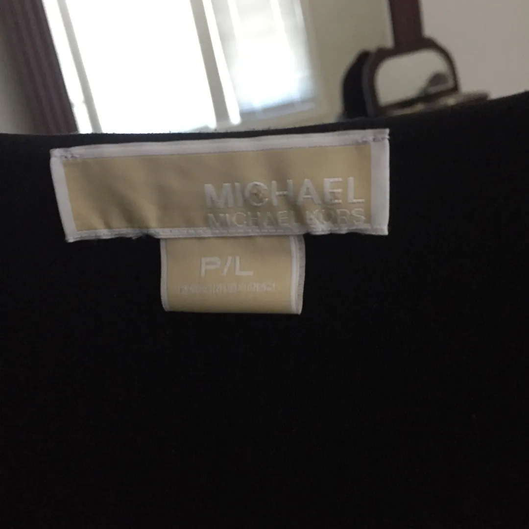 Michael Kors Size L Black Dress photo 3