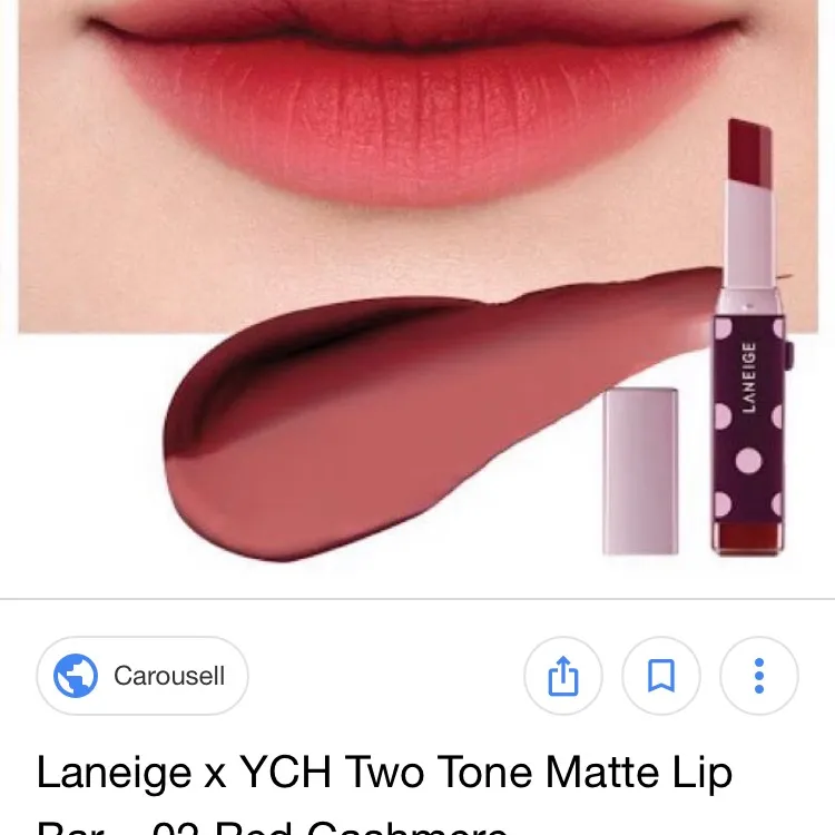 Laneige Two Tone Lip Bar - Red Cashmere photo 1