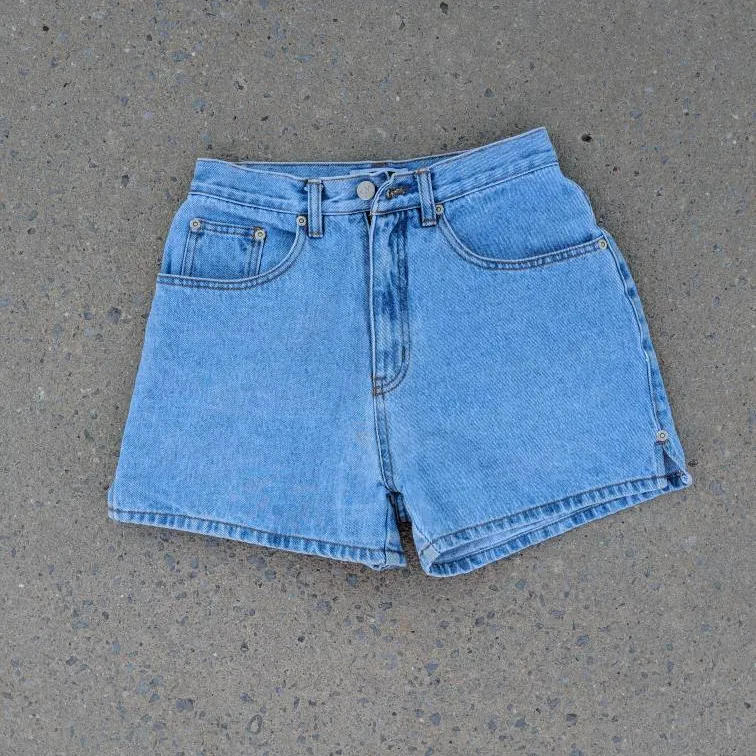 Vintage High Waisted Denim Shorts photo 1