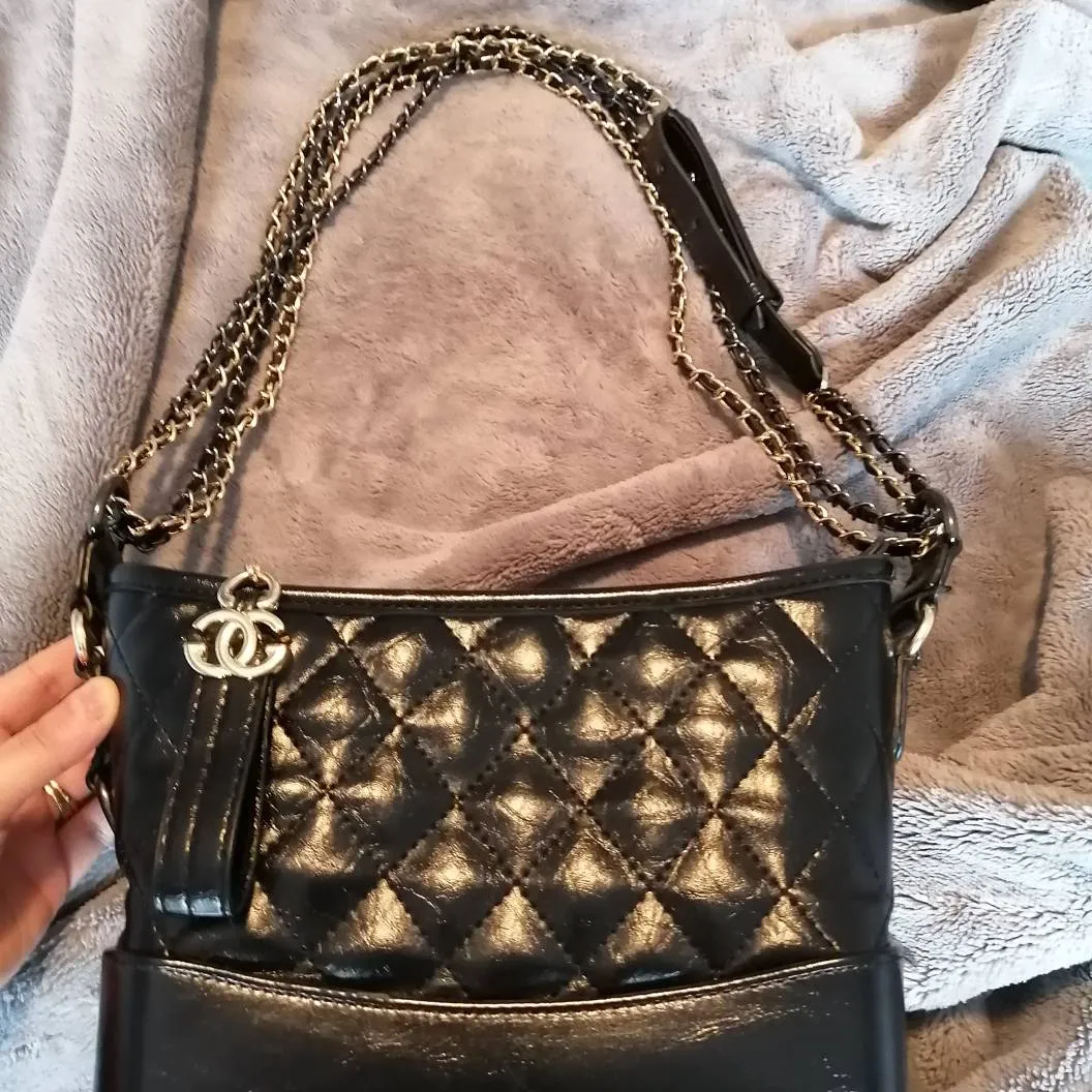 Brand New Black And Gold Purse photo 1