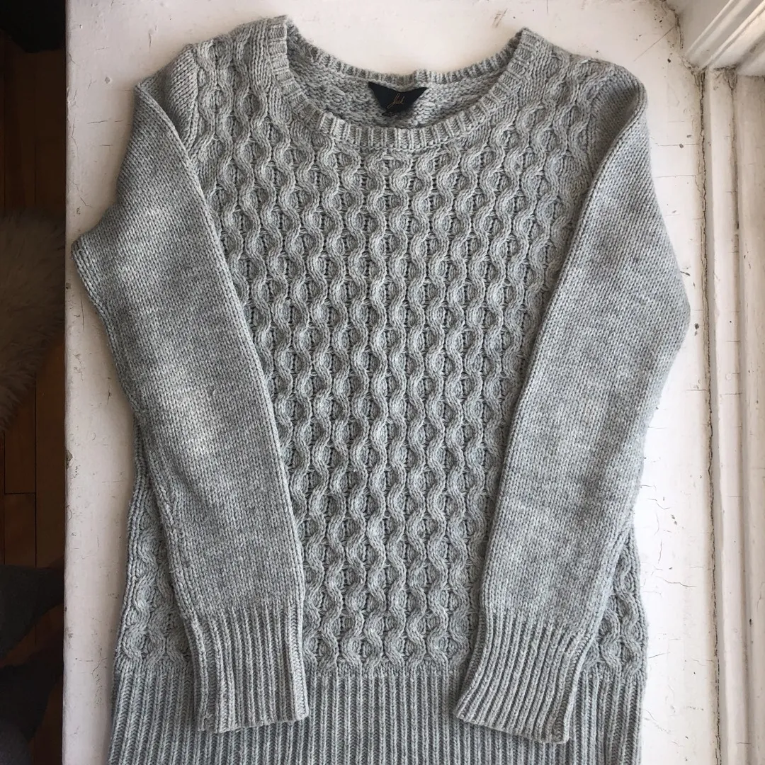 Grey Knit Sweater photo 1