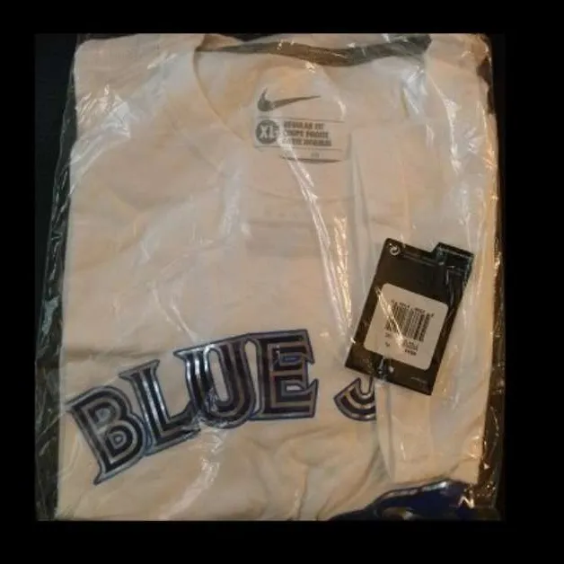 Nike Blue Jays White T - Size XL photo 1