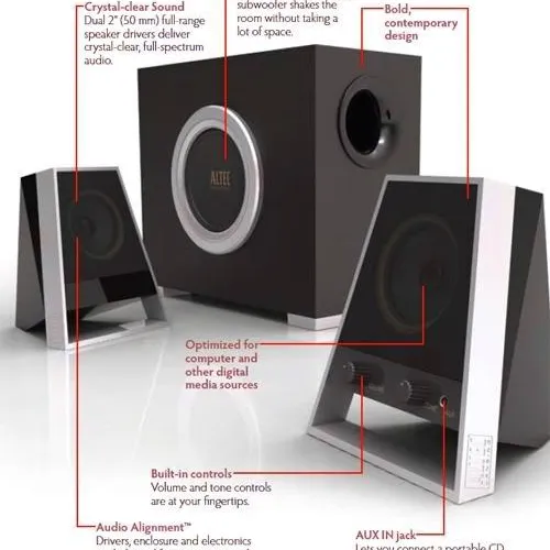 Altec Lansing VS2621 Speaker System photo 3