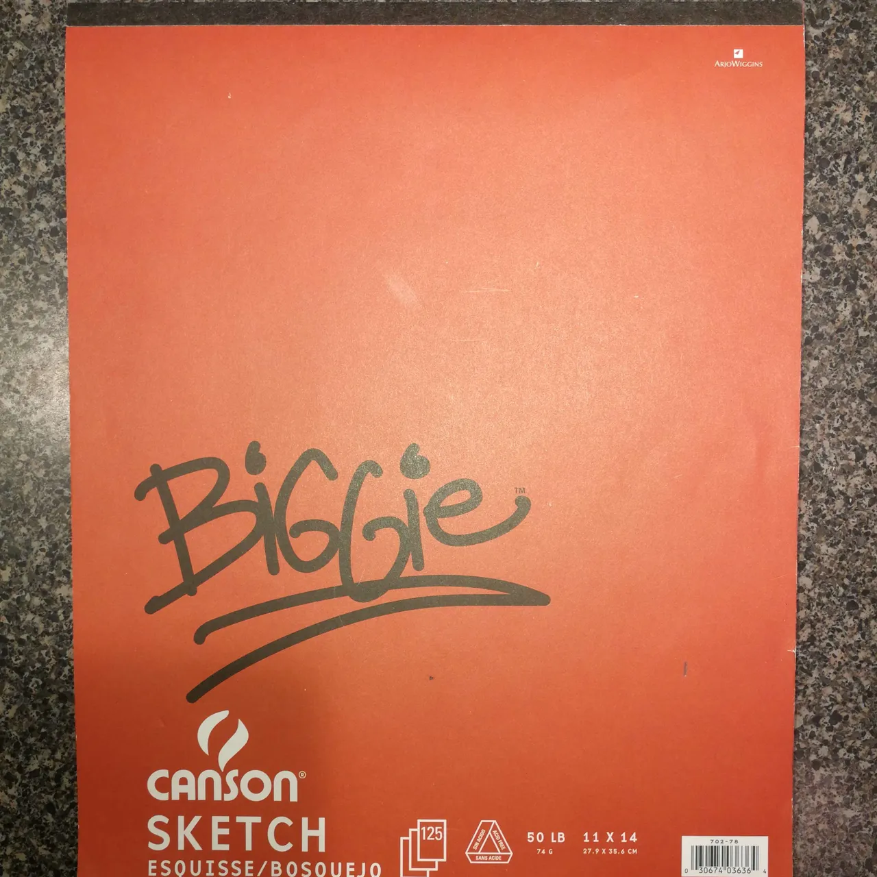 Sketch paper, drawing paper, Biggie Canson Sketch, charcoal, ... photo 1