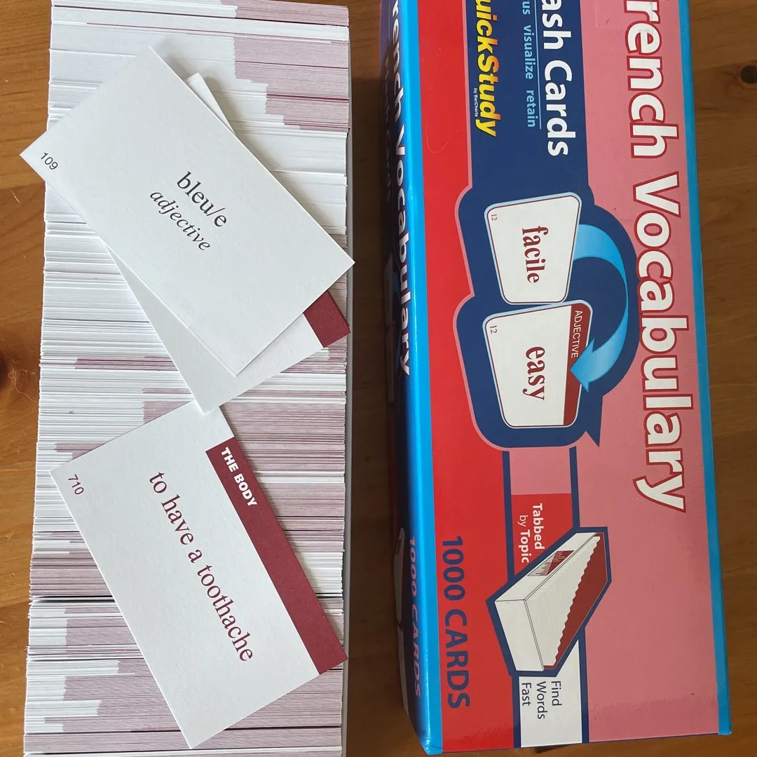 French Vocabulary - Flash cards - 1000 Cards photo 1
