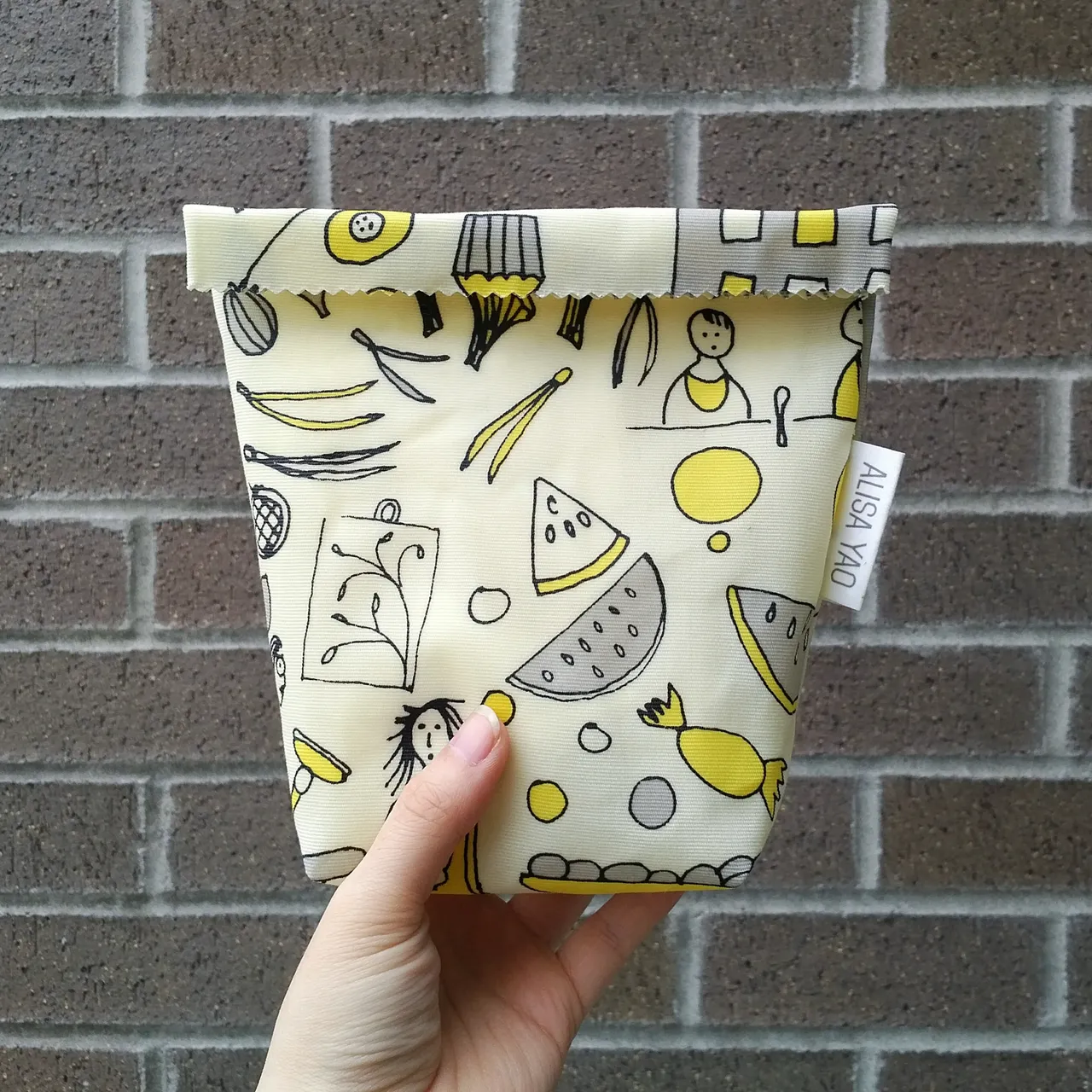 Beeswax Canvas Snack Bag photo 1