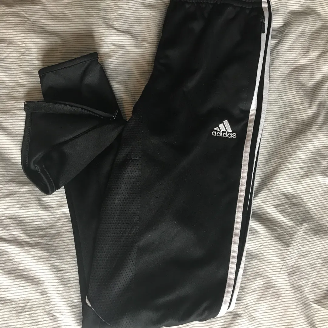 Adidas Soccer Track Pants With Zipper photo 1