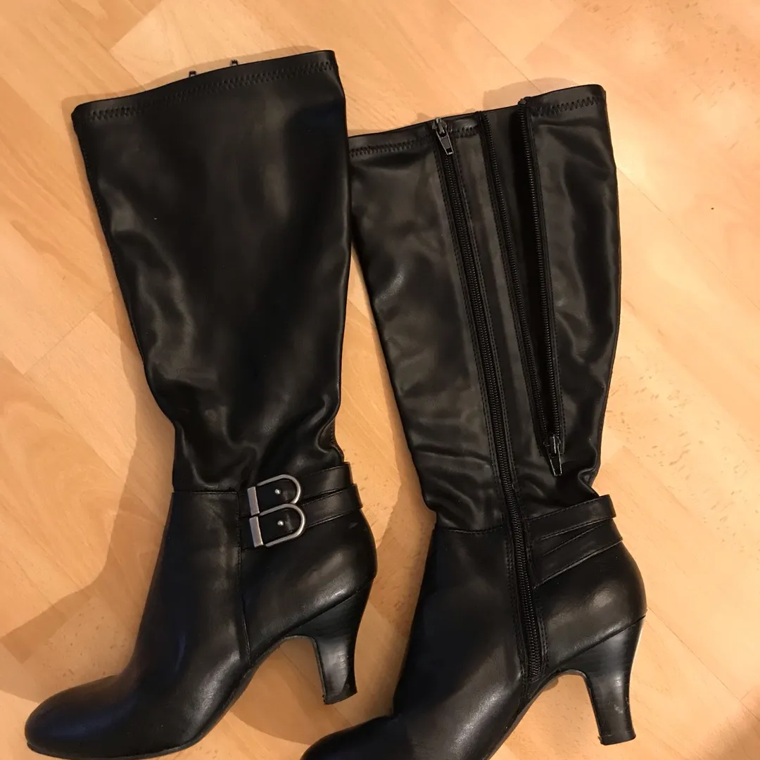 Black Leather Boots photo 1