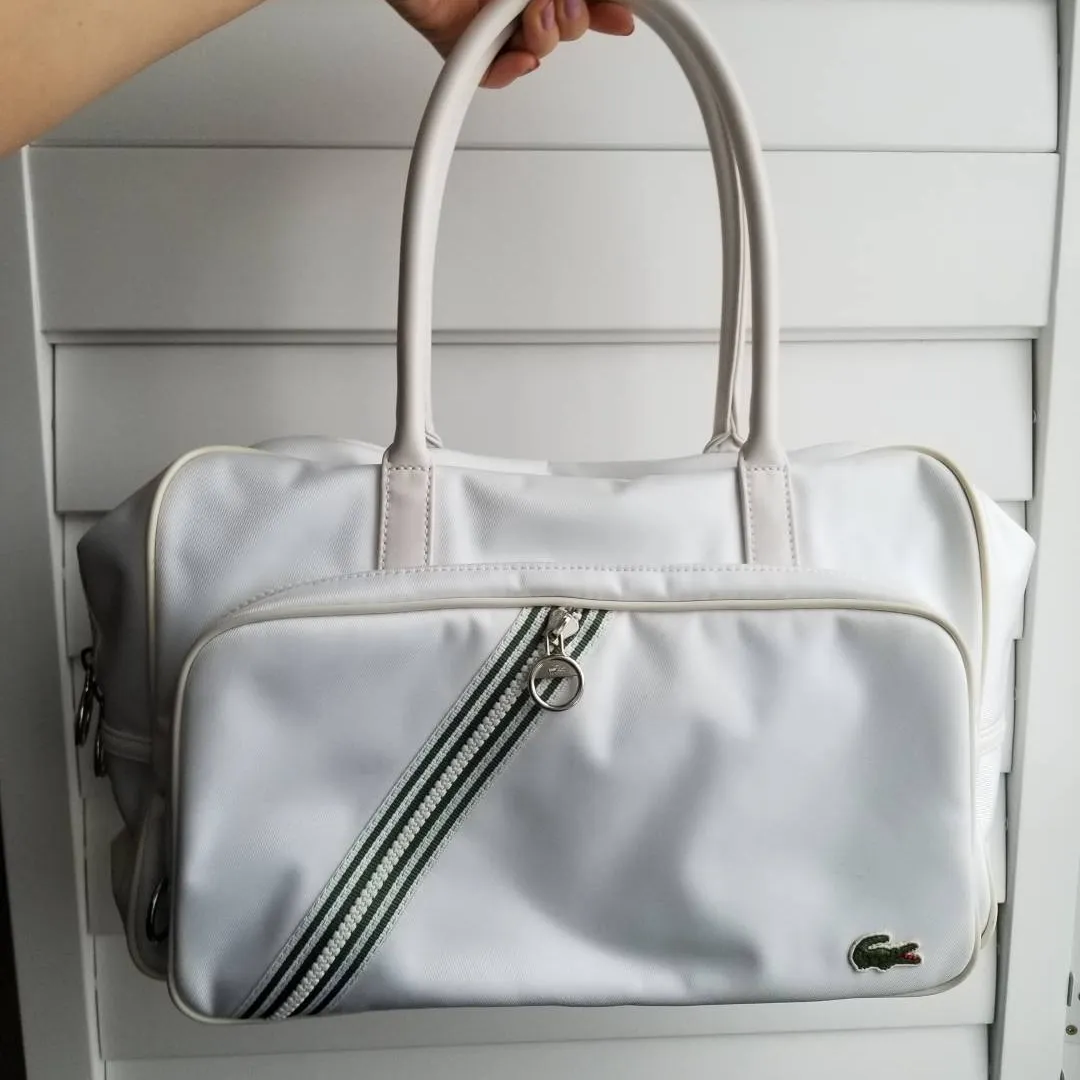 White Lacoste Bag photo 1