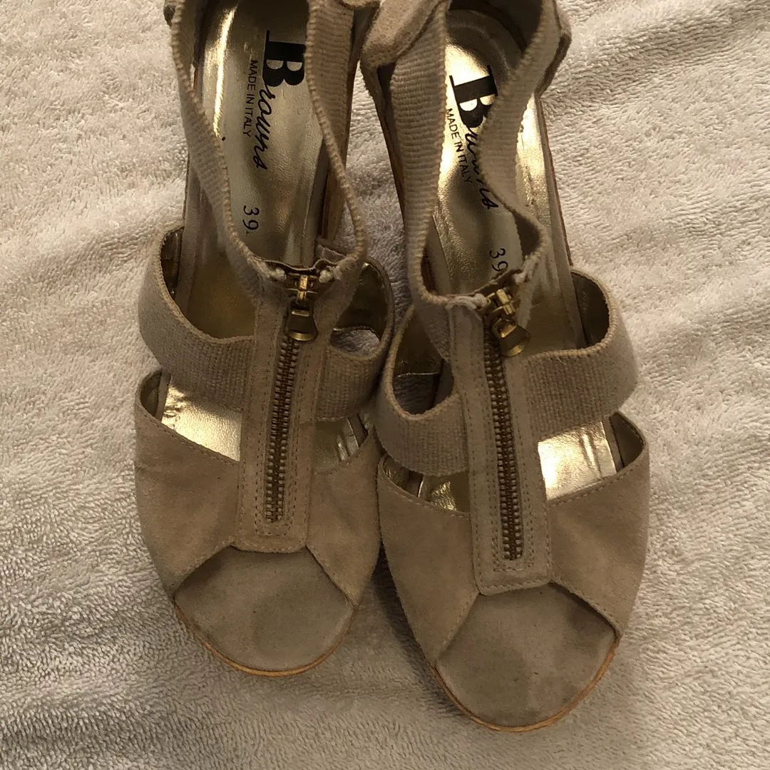 Beige Wedges From Browns Shoes photo 1