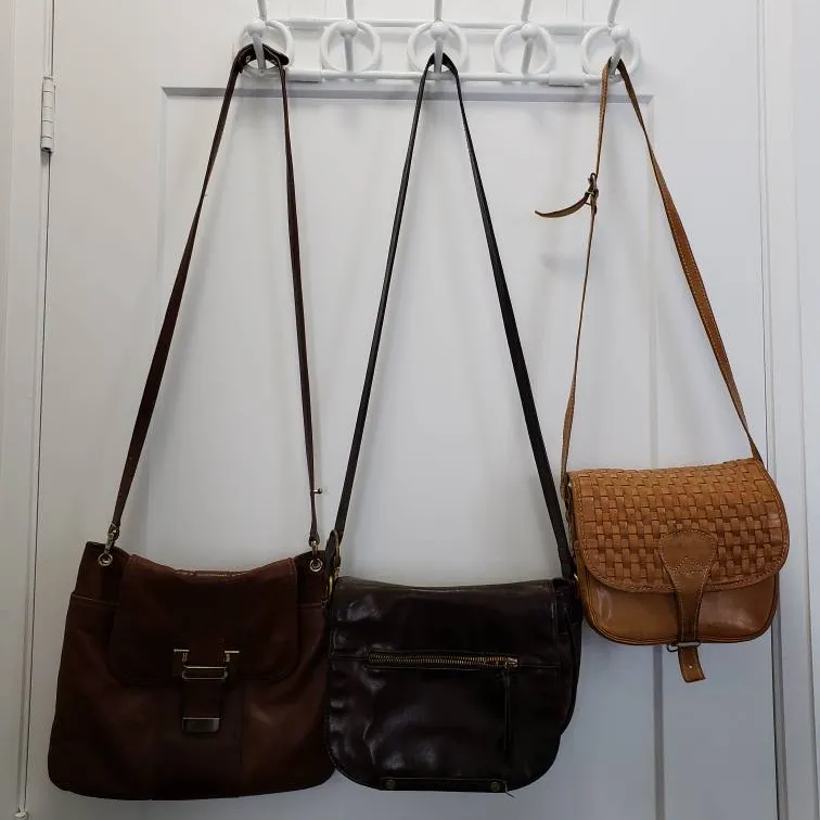 Brown Leather Purses photo 1