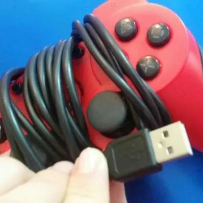 Genaric Red PS3 Controller - Wired Usb photo 4