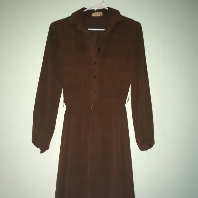 Size 6/8 Stretchy Waist 70s Vintage Dress photo 1