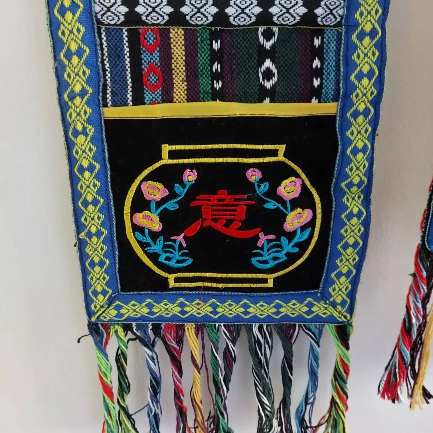 Asian Tibetan Embroidered Closet Organizer photo 8