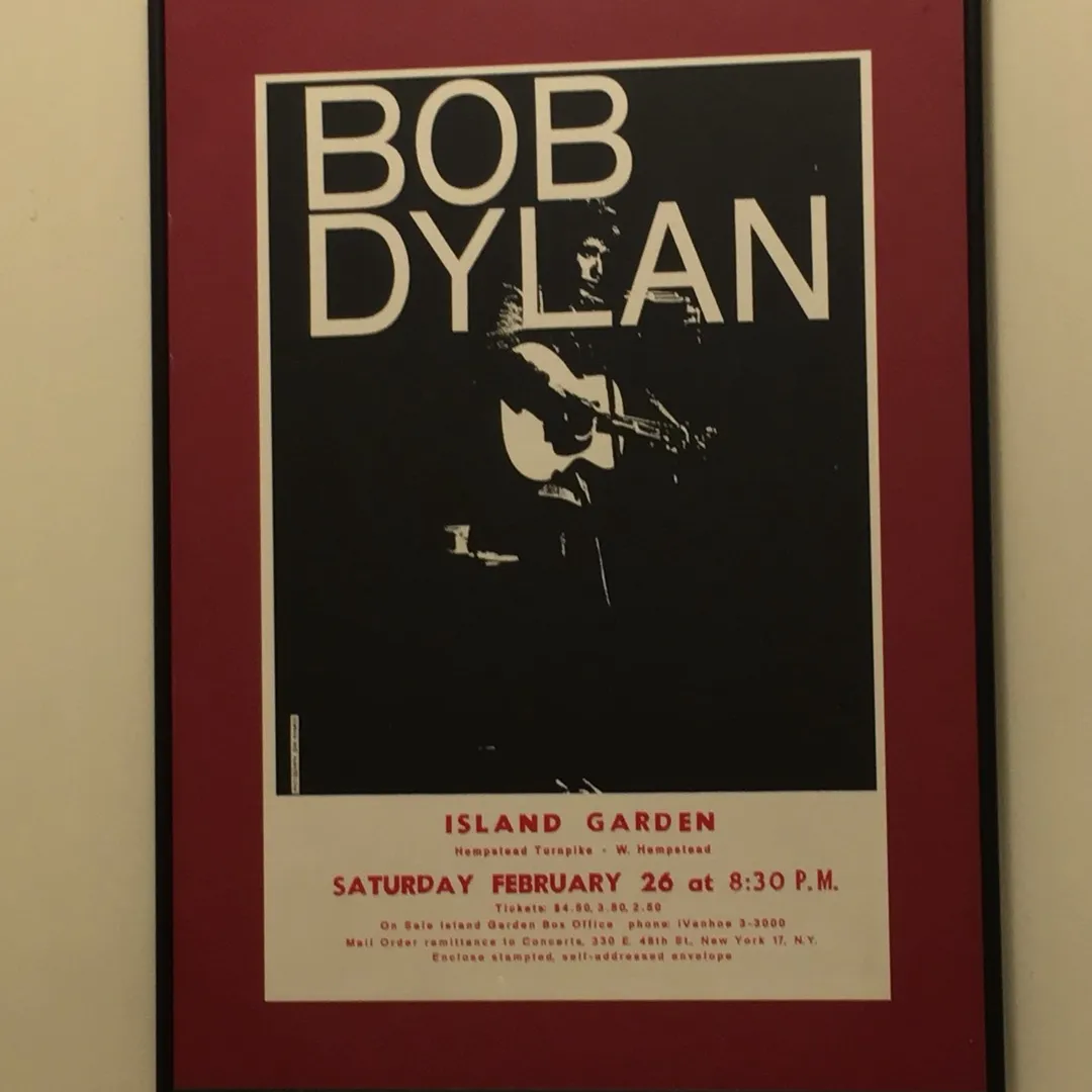 Bob Dylan Framed Poster photo 1