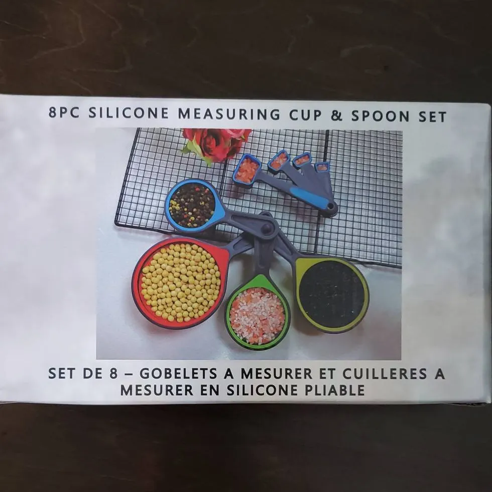8 Piece Measuring Cup And Spoon Set photo 1