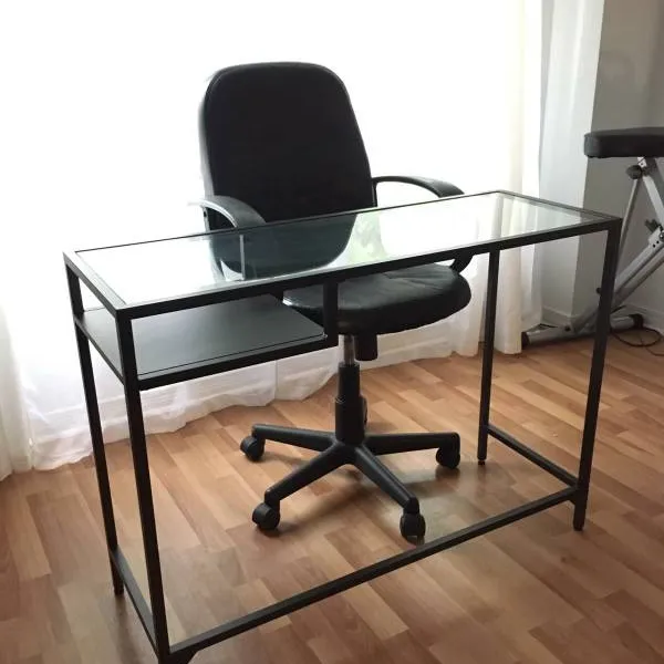 Ikea Vittsjo Desk, Office Chair photo 1
