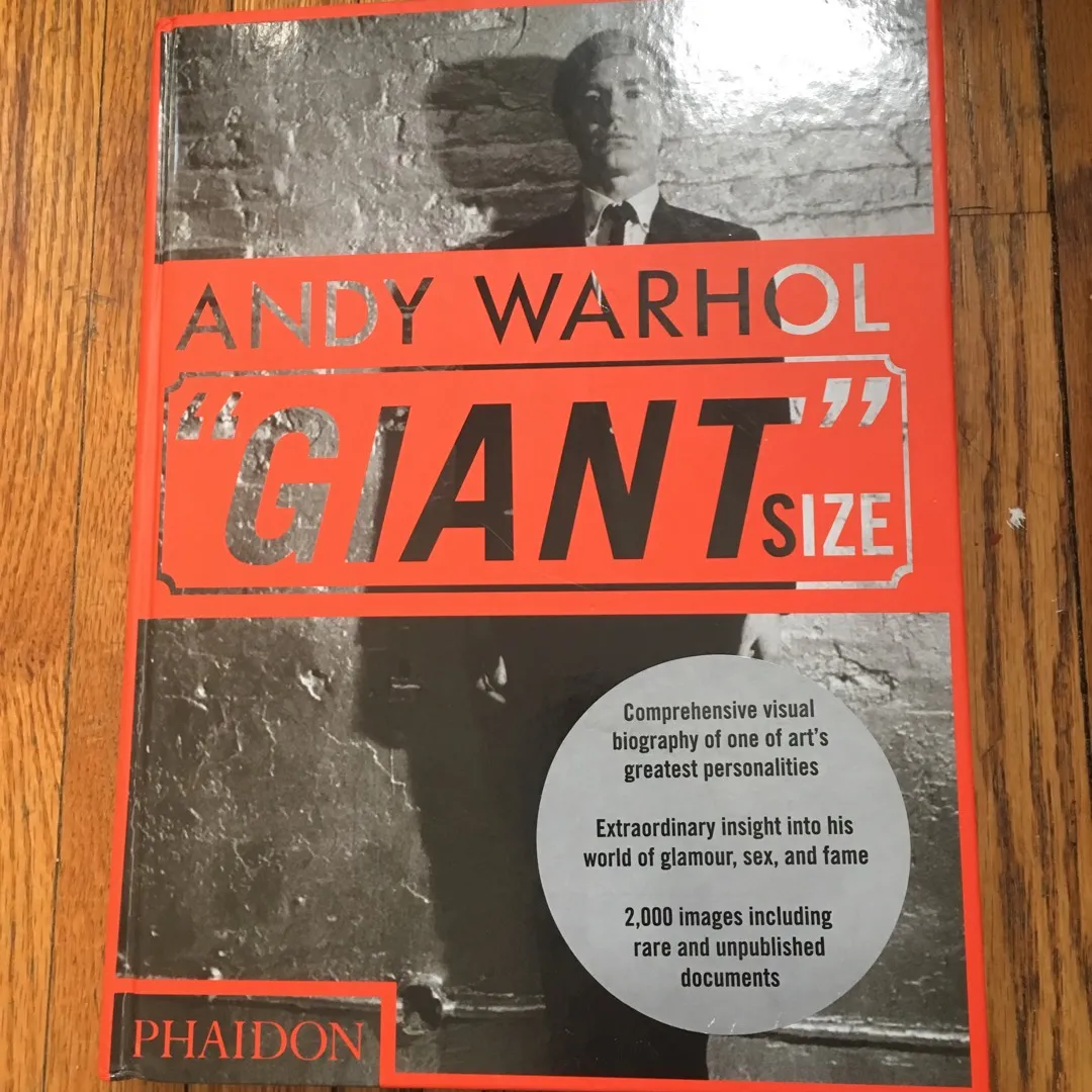2 Andy Warhol Books. photo 1