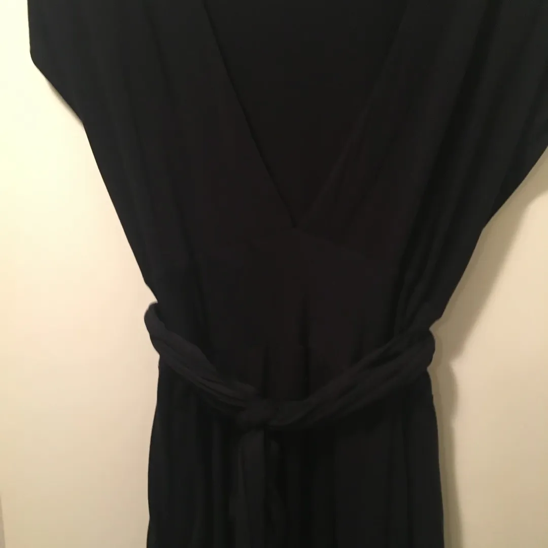 Black Wilfred Dress With Tie photo 4