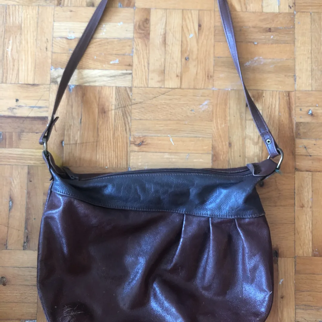 Brown Leather Purse photo 1