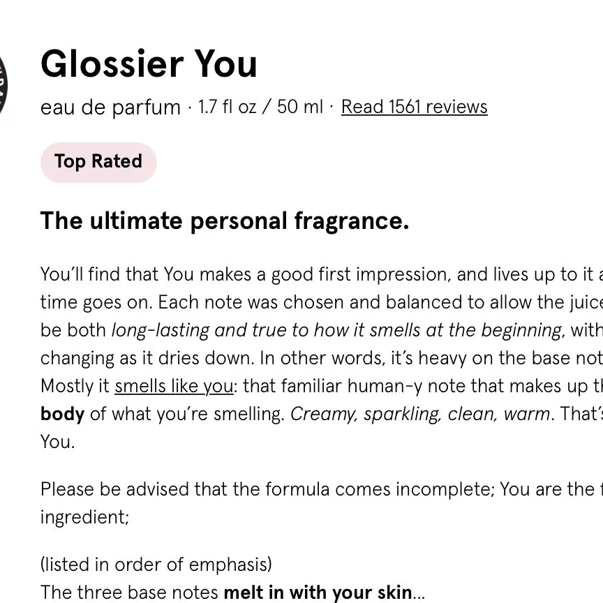 Glossier You Fragrance photo 5