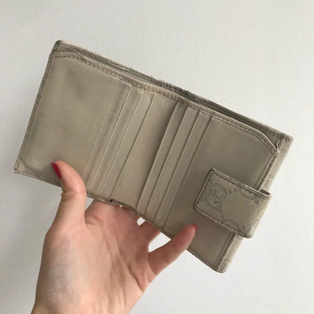 Vintage Gucci French Flap Wallet photo 6