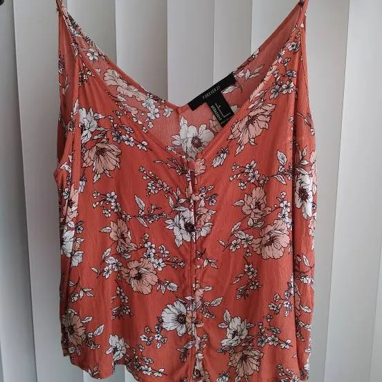 F21 Floral Tank Top photo 1