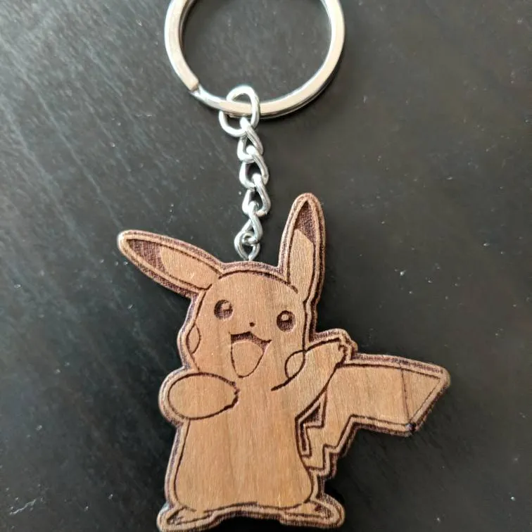 Pikachu Laser Cut Keychain photo 1