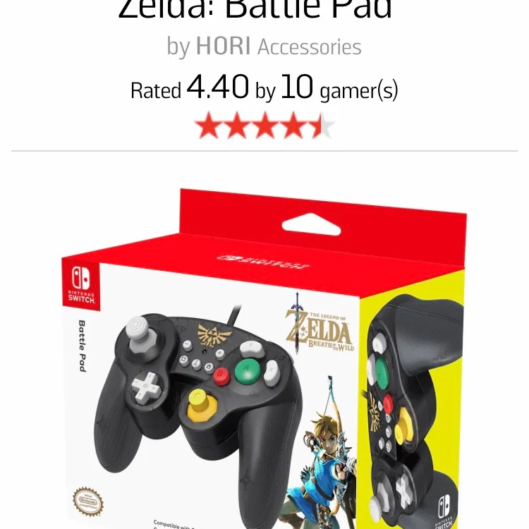 Zelda Battle Pad for Nintendo Switch (USB Controller) photo 3