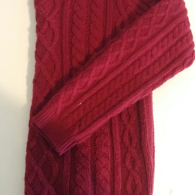 Cute Red Knit Sweater - M photo 1