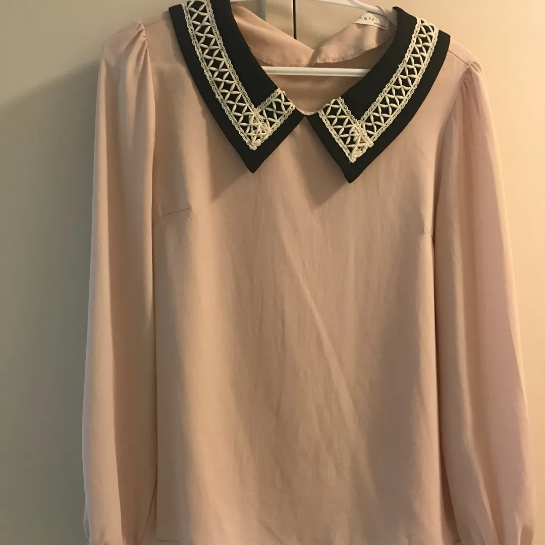 Baby Pink Shirt With Collar photo 1