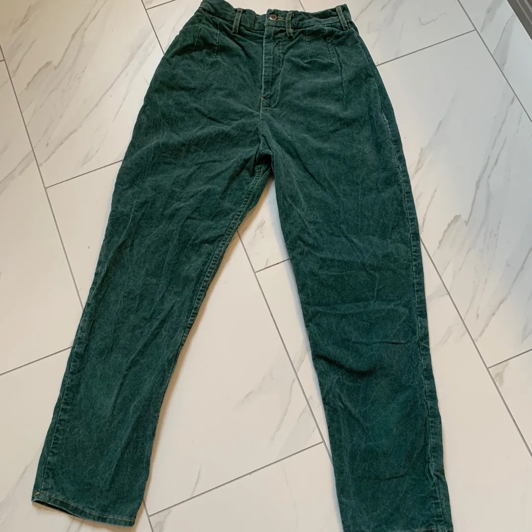 Corduroy High Waisted Pants (1940s Fit) photo 3