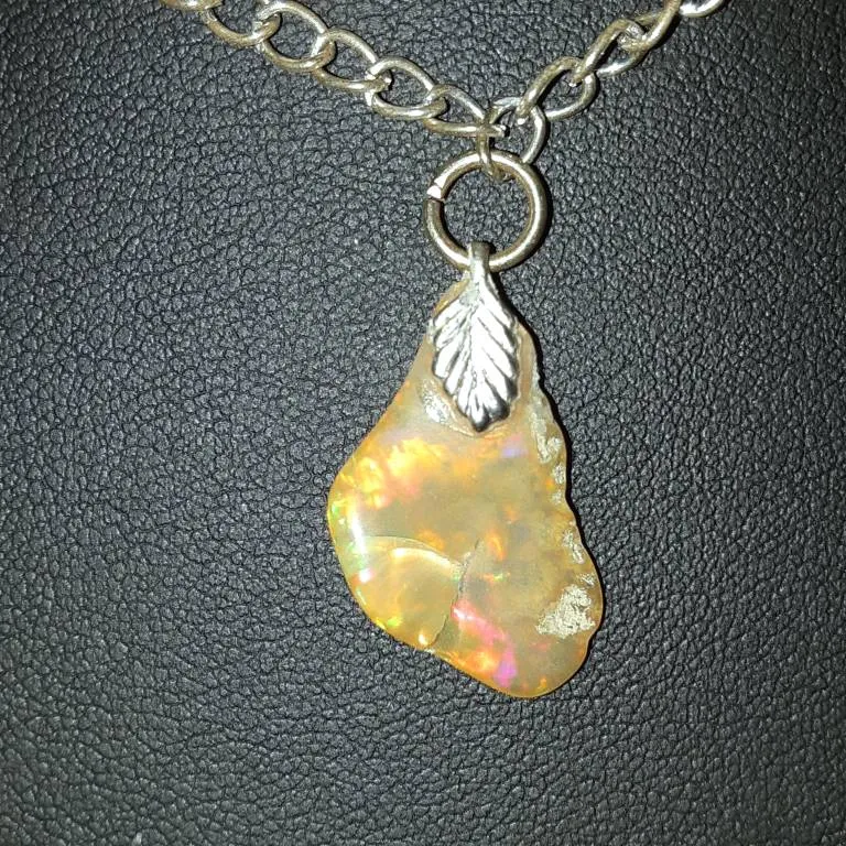 Genuine Ethiopian Opal Pendant Necklaces photo 1
