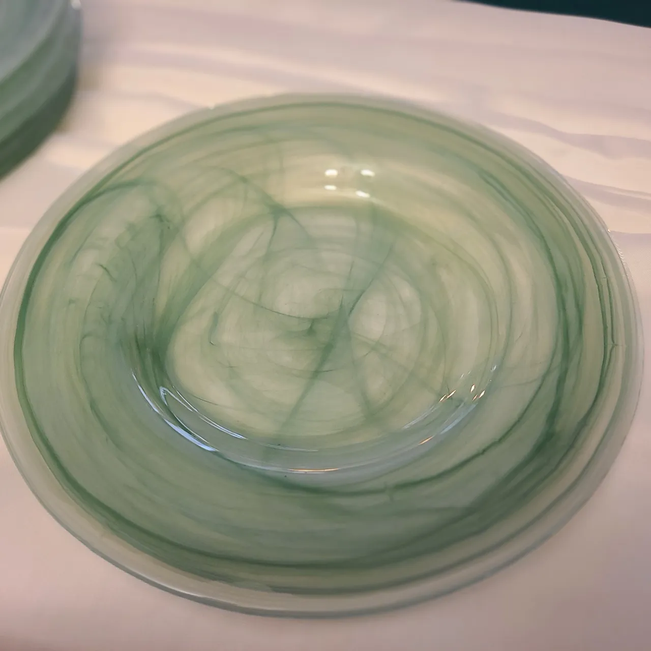 Glass Plates Pink/Green/Blue  photo 1