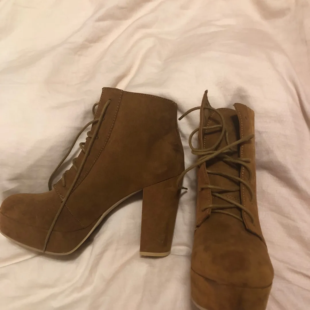 H&M Suede Healed Boots photo 1