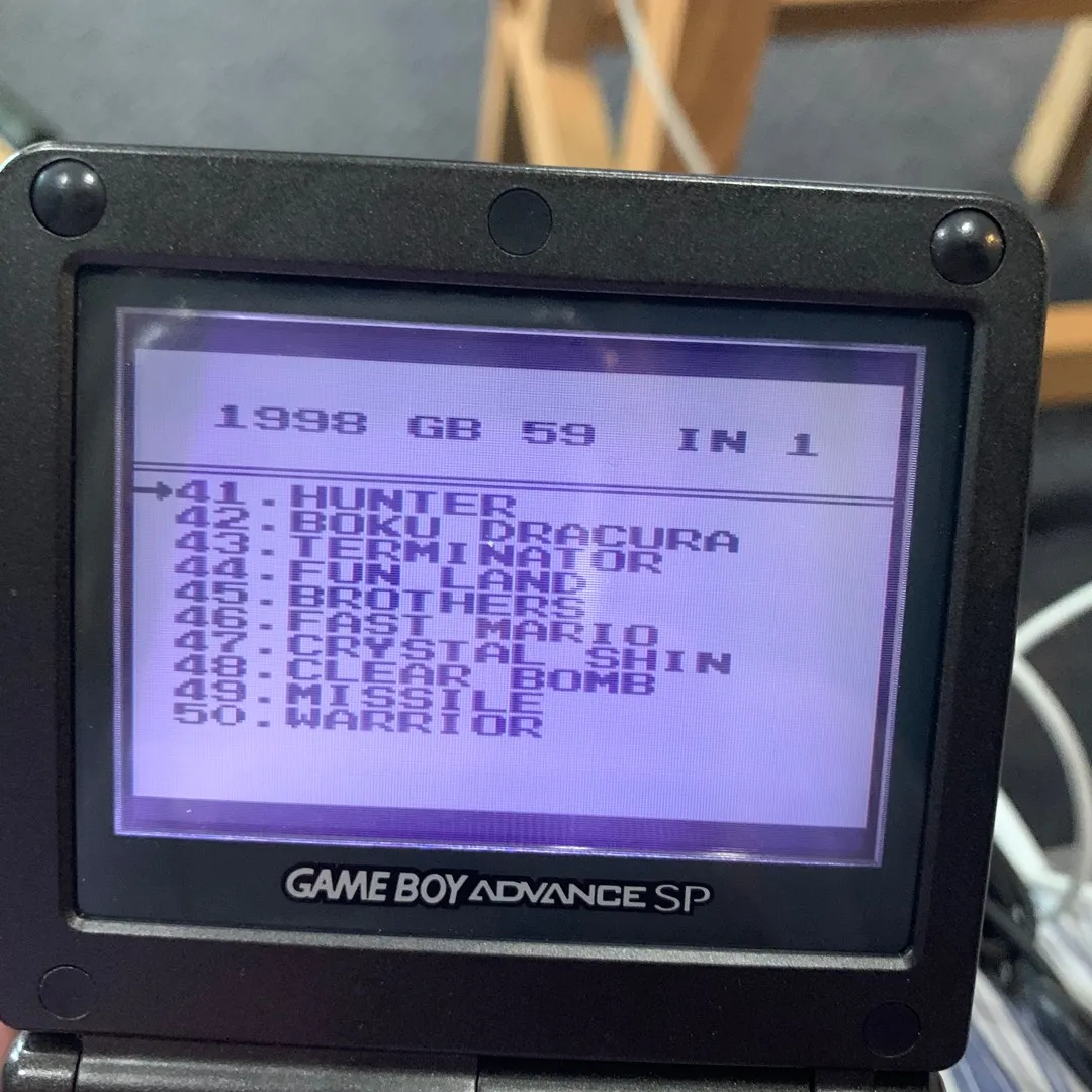 Nintendo Game Boy 59-in-1 Game photo 7