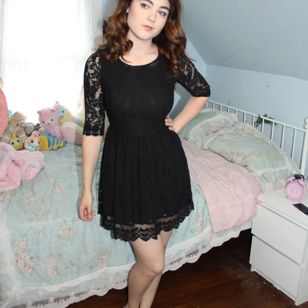 Black Lace Dress photo 1